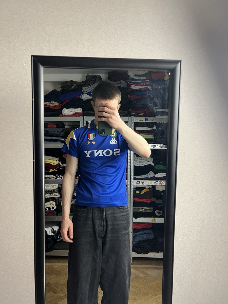 95-96 ユベントス　Kappa ユニフォーム　正規品　SONY ヴィンテージ キッズ ロサンゼルスドジャースVネック ユニフォーム