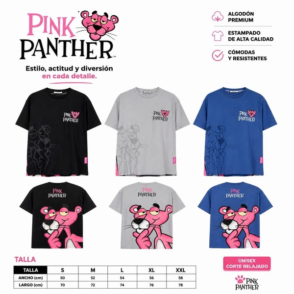 Camiseta Pantera Rosa