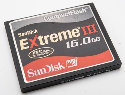 CompactFlash  16GB SanDisk  Extreme III 30MB/s CF Karte Speicherkarte
