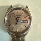 Pulsar Seiko Vintage Men’s Watch Gold Tone Quartz 1985 Y513-8039 Original Band