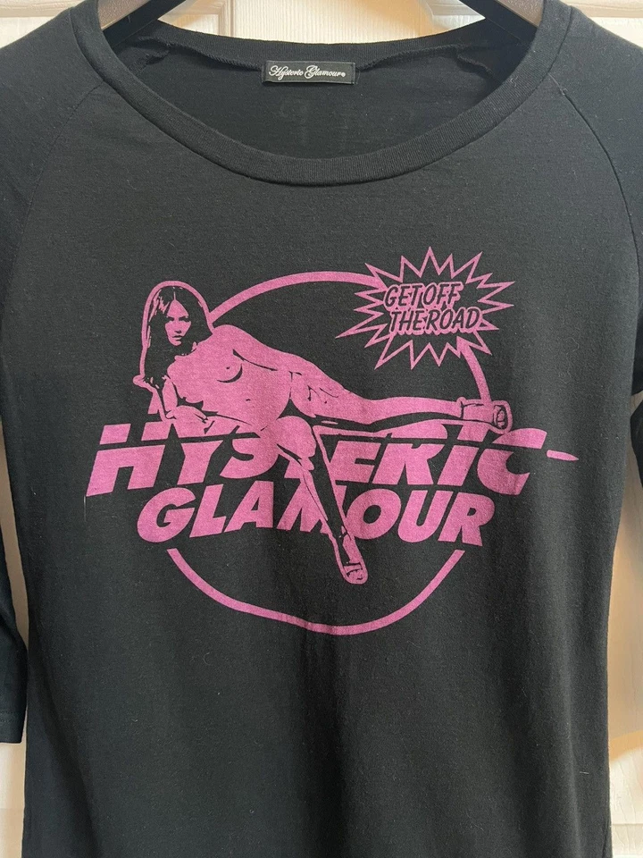 Hysteric Glamour Nude Girl Round Logo LS Tee - Image 3 of 4