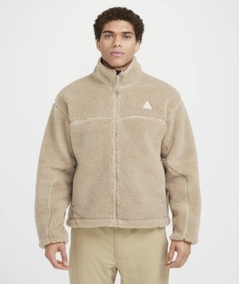 Nike ACG Men's Canwell Glacier Therma-FIT ADV Windproof Jacket F/Sherpa Size S