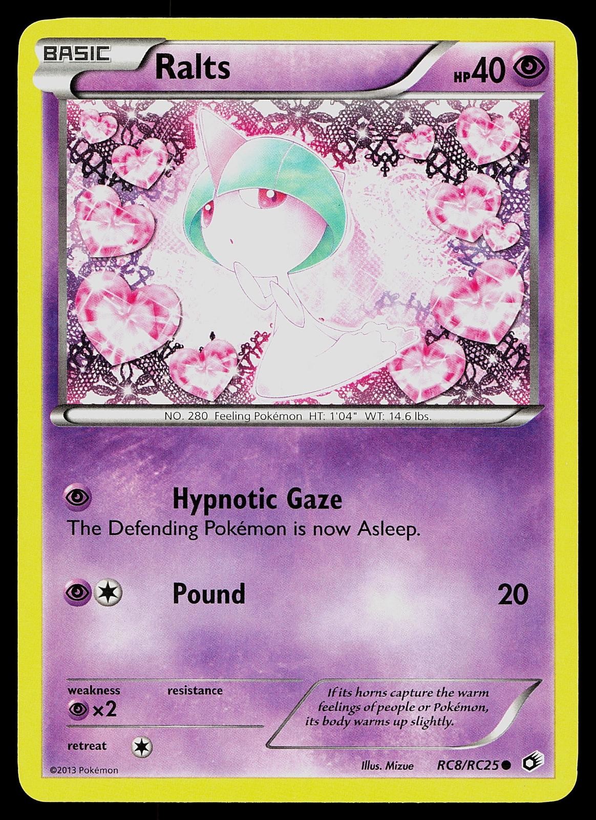 Pokemon Card - Ralts Legendary Treasures: Radiant Collection RC8/RC25 Holo