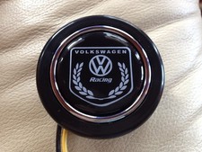 Hupenknopf Volkswagen RacingVW Golf Polo Jetta Passat Corrado Scirocco MOMO Raid
