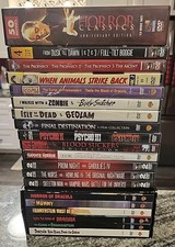 15 - HORROR DVD LOT - Multi-Movie DVDs Box Set - 90 Movies - LOOK AT PHOTOS
