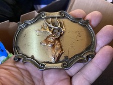 Vintage Deer Belt Buckle