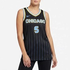 Nike Chicago Sky Angel Reese 5 Explorer Edition WNBA Jersey Black S