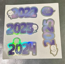 NEW The Coffee Monsterz Co. New Year 2022-2025 Sticker Seals Stickers TCMC B