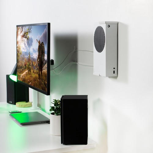 VIVO Wall Mount Designed for Xbox Series S, Horizontal & Vertical Orientation - Picture 2 of 8