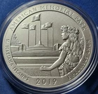2019 P America The Beautiful Five (5) Ounce Silver American Mem Park Box and COA