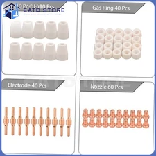 Air Plasma Cutting Tips PT-31 Extended Consumables Fit CUT-40 CUT-50D 60 Pcs