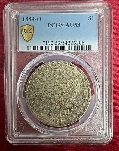1889-O $1 Morgan Silver Dollar PCGS AU-53