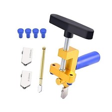 2-in-1 Manual Tile Cutter Tool with Breaking Pliers,Glass Tile Cuttter with 3...