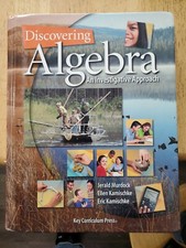 Algebra textbook: an investigative approach K...
