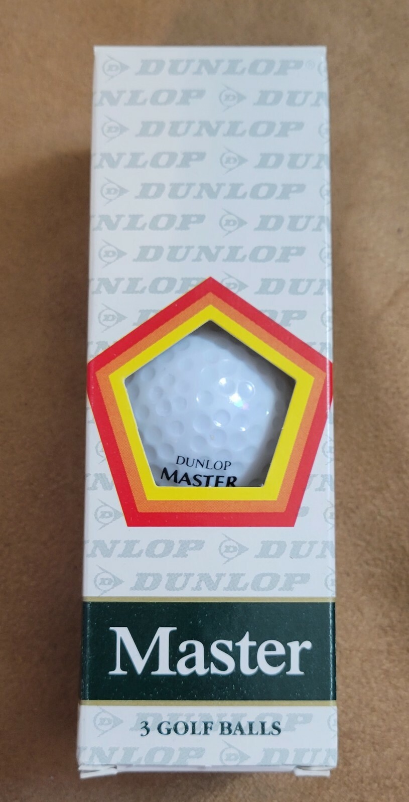 Vintage Dunlop Maxfli Master Golf Balls White USA Made New in Box NIB 3