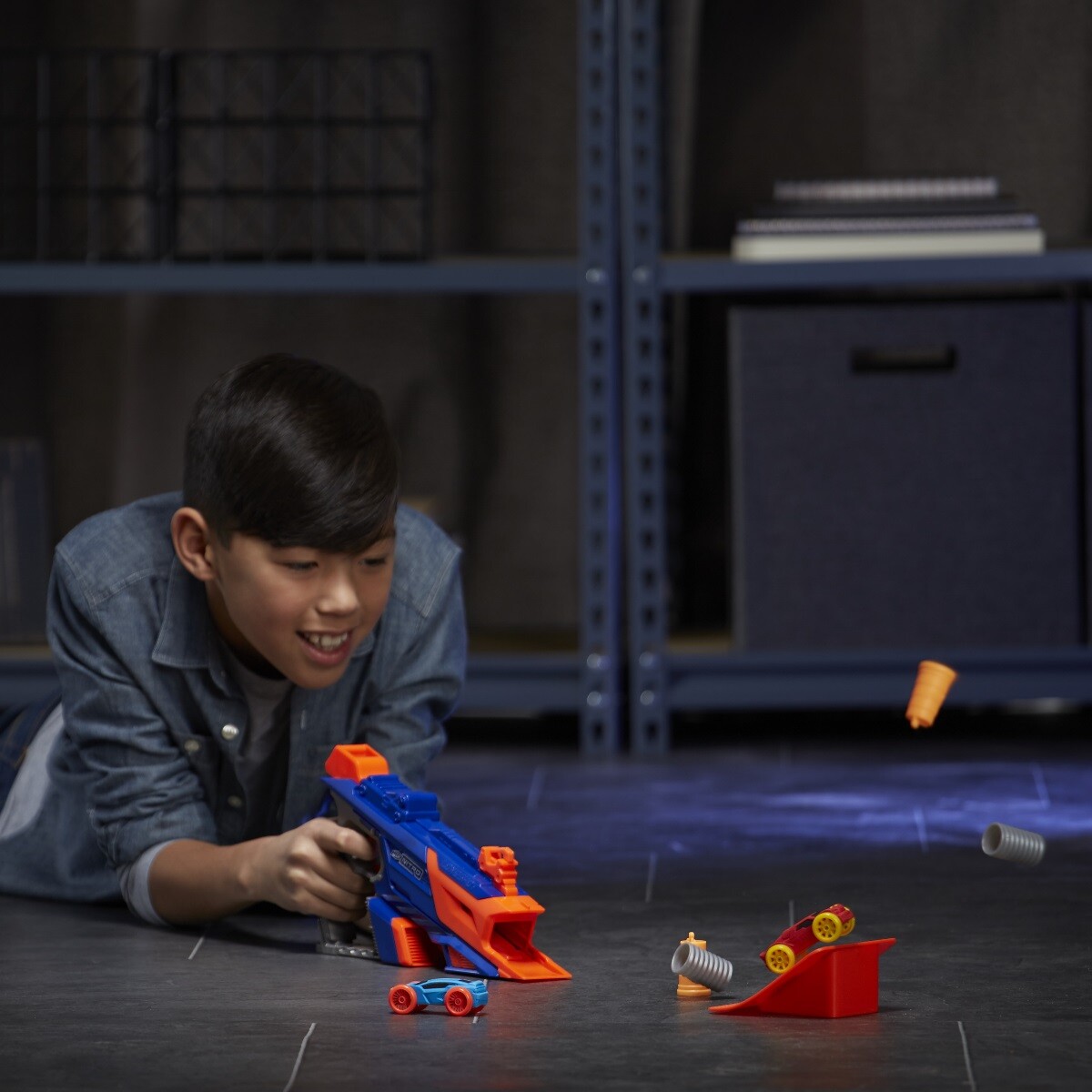 Hasbro Nerf Nitro Longshot Smash | Toy Car Blaster Playset