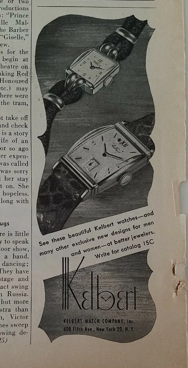 Kelbert watch company sale
