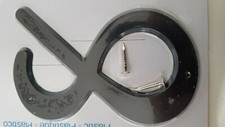 Qty of  2 Plastic 4" Nail On House Number 8 Quantity of 2 per order