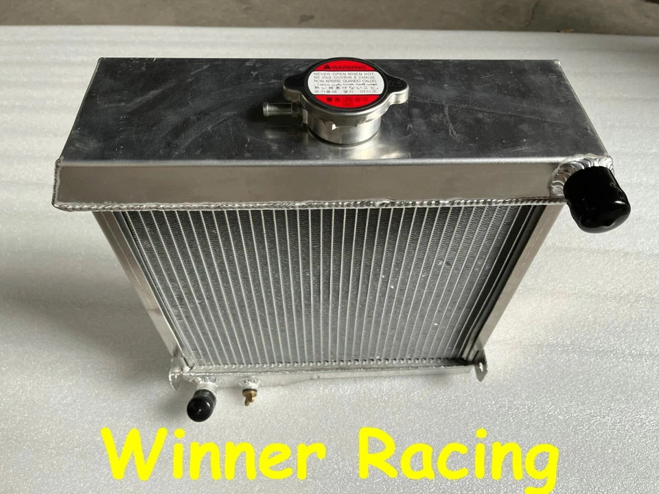 Radiador completo de aluminio Fit Magnette MG ZA/ZB 1,5 L 1954-1958 Foto 3 de 4