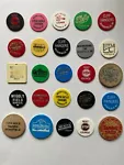 Vintage Lot of 25 Schofield Wisconsin Bar Drink Trade Tokens
