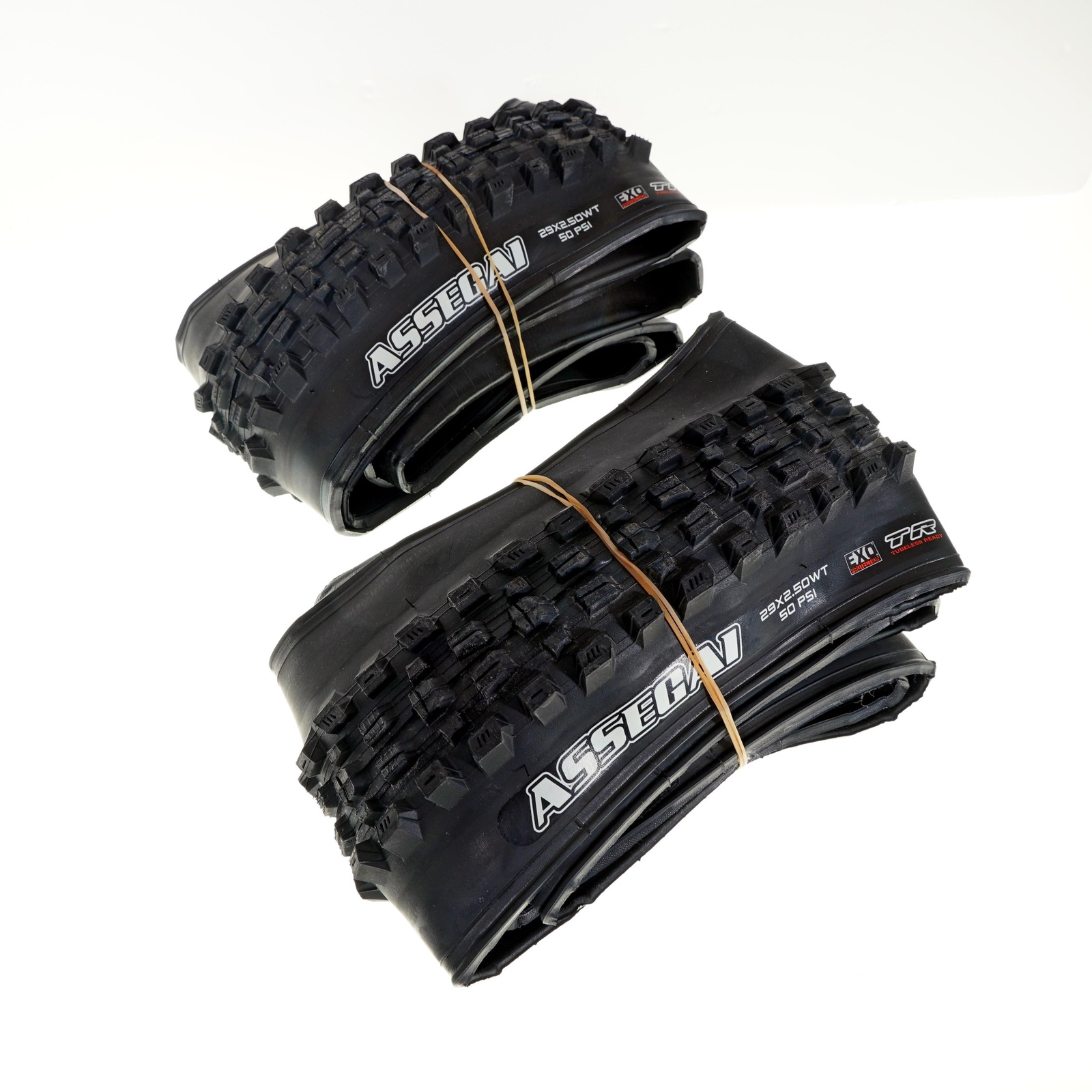 Mountain bike Maxxis Assegai 29X2,5" WT EXO TR tubeless pronta pieghevole x 2 pneumatici