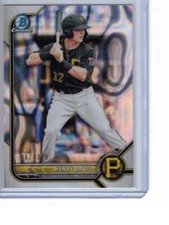 2022 Bowman Chrome Lava Refractor 382/399 Henry Davis