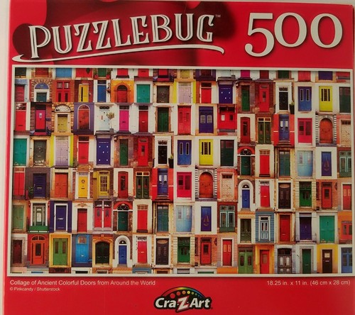 500 Pc Jigsaw Puzzles 11”x18.25” 1/Pk s20c, Select: Apples Birds Castles Doors P - Picture 12 of 16