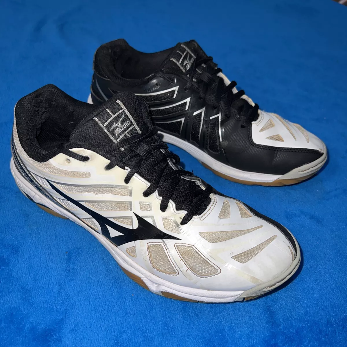 Mizuno Womens Wave Hurricane 3 Shoes Volleyball White Size 9.5 FAST SHIPPING