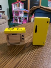 Preschool Wooden Dollhouse Refrigerator  Stove