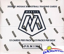 2020/21 Panini Mosaic Basketball JUMBO FAT CELLO Sealed Box-180 Card-CAMO PRIZMS