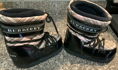 Authentic Burberry Snow/Ski Boots~Kids Size 1.5-2.5 | eBay