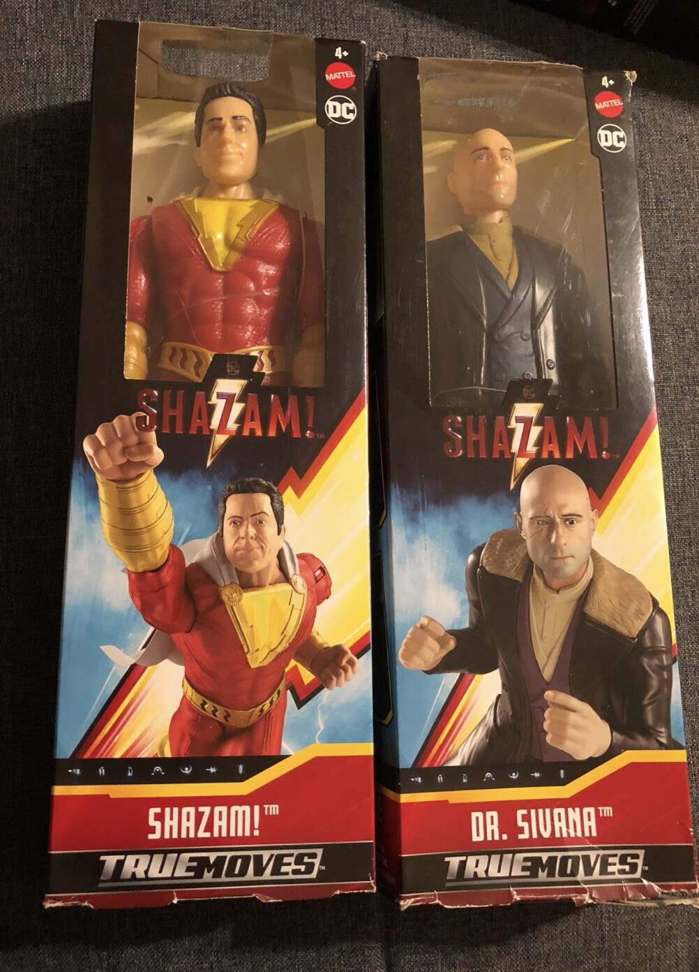 12 Inch Shazam And Doctor Sivana DC Justice League Superhero Action Figures