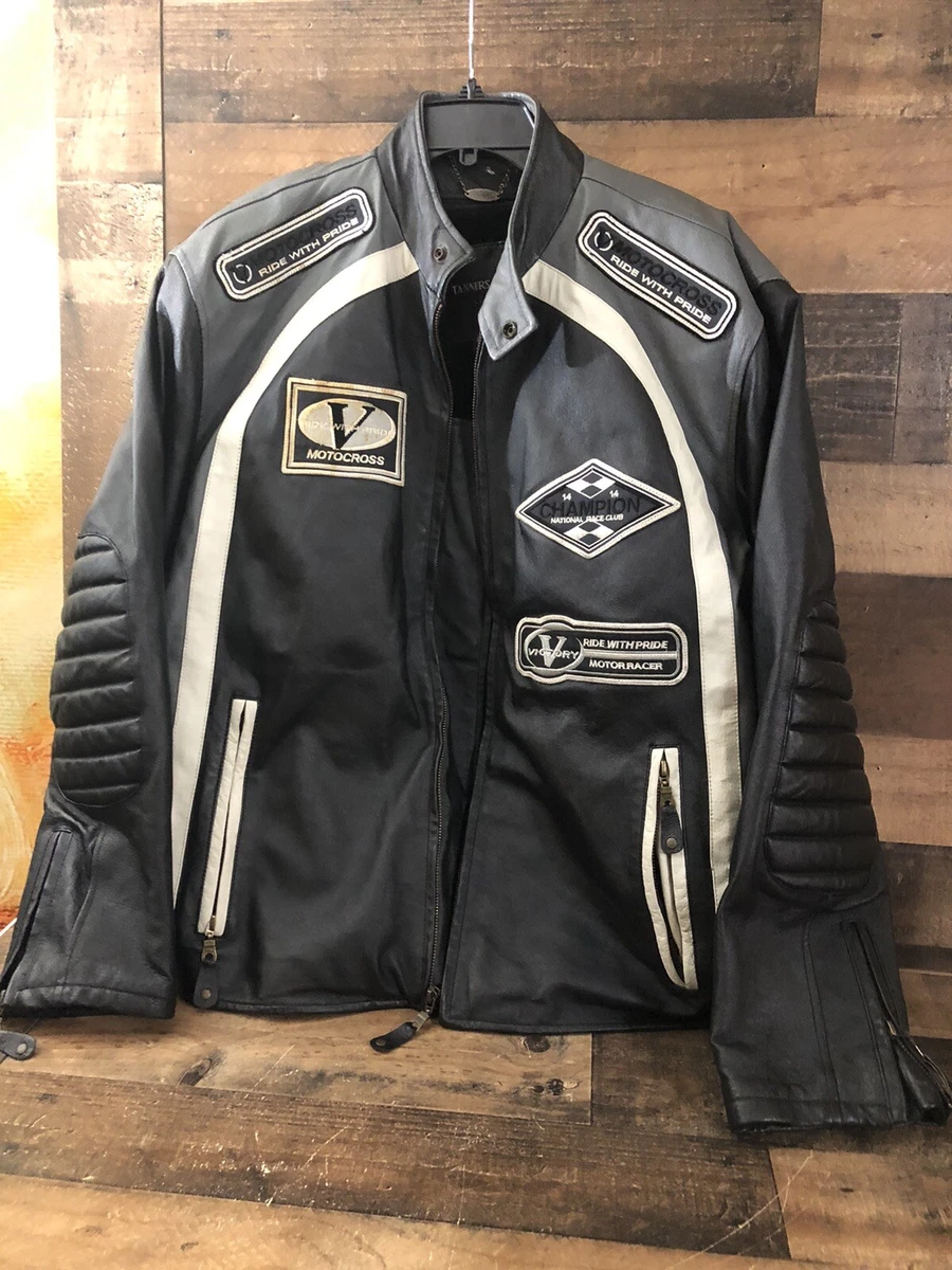 Leather motocross jacket cheap