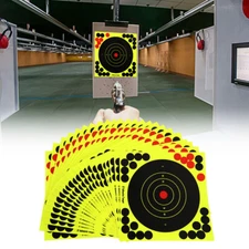 25Pack Shooting Targets Splatter Paper-Shots Burst Gun Shoot Rifle Exercise