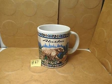 Alaska Moose & Bear Coffee Mug, Artic Circle Enterprises Inc.  (Used/EUC)