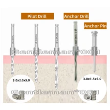 Dental Implant Pilot Anchor Drill Fixing Nail Guided Sleeves Digital ∅2.0/1.5mm