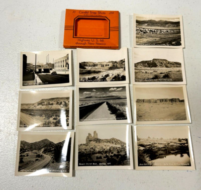 Vintage 10 Candid Snap Shots of Highway U.S. 66 Through New Mexico 1950's