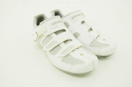 New! Specialized Torch Women's Road Cycling Shoes EU 38 US 7.25 White / Silver - Picture 2 of 7