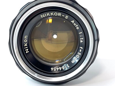 確認済 Nikon NIKKOR-S Auto 50mm F1.4 #11003 Near MINT】 Nikon NIKKOR-S Auto 50mm F1:1.4 Non-Ai MF Lens
