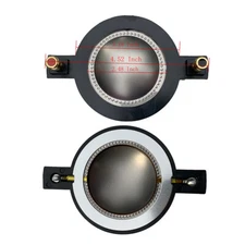 Pair 51MM Titanium Compression PA Speaker Driver Tweeter Replacement Diaphragms