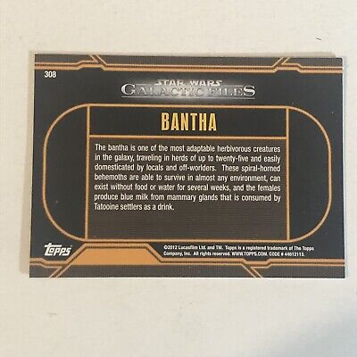 スター・ウォーズ CCG Star Wars Galactic Files Vintage Trading Card #308 Bantha | eBay