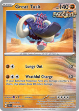 Great Tusk 96/162 Uncommon | Temporal Forces | Pokemon Card