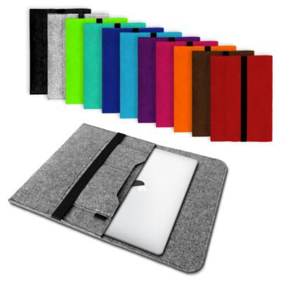 Laptop Tasche Sleeve Hülle Schutztasche Filz Cover für Tablets und Notebooks