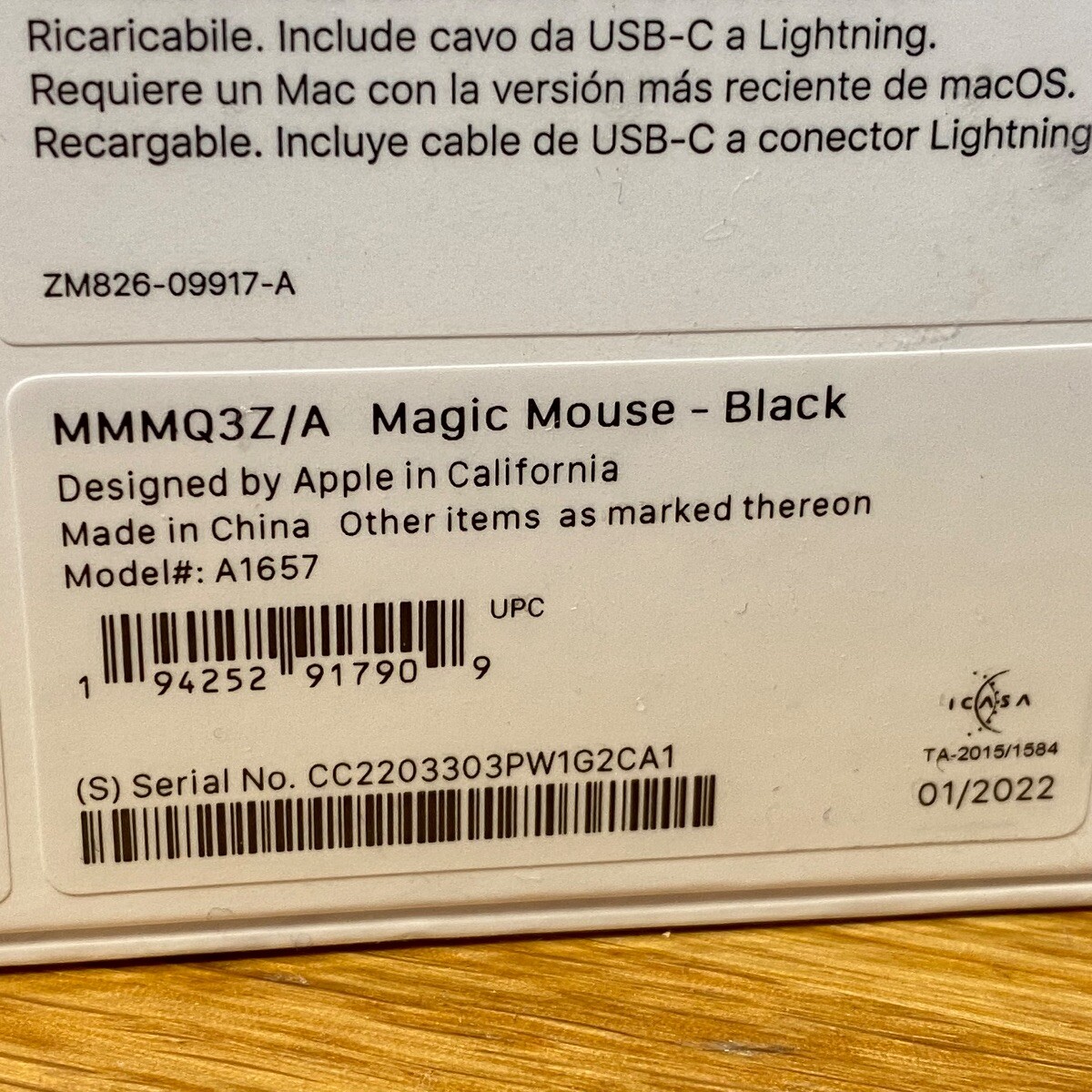Apple Magic Mouse 2 Black Multi Touch Surface Latest 2023