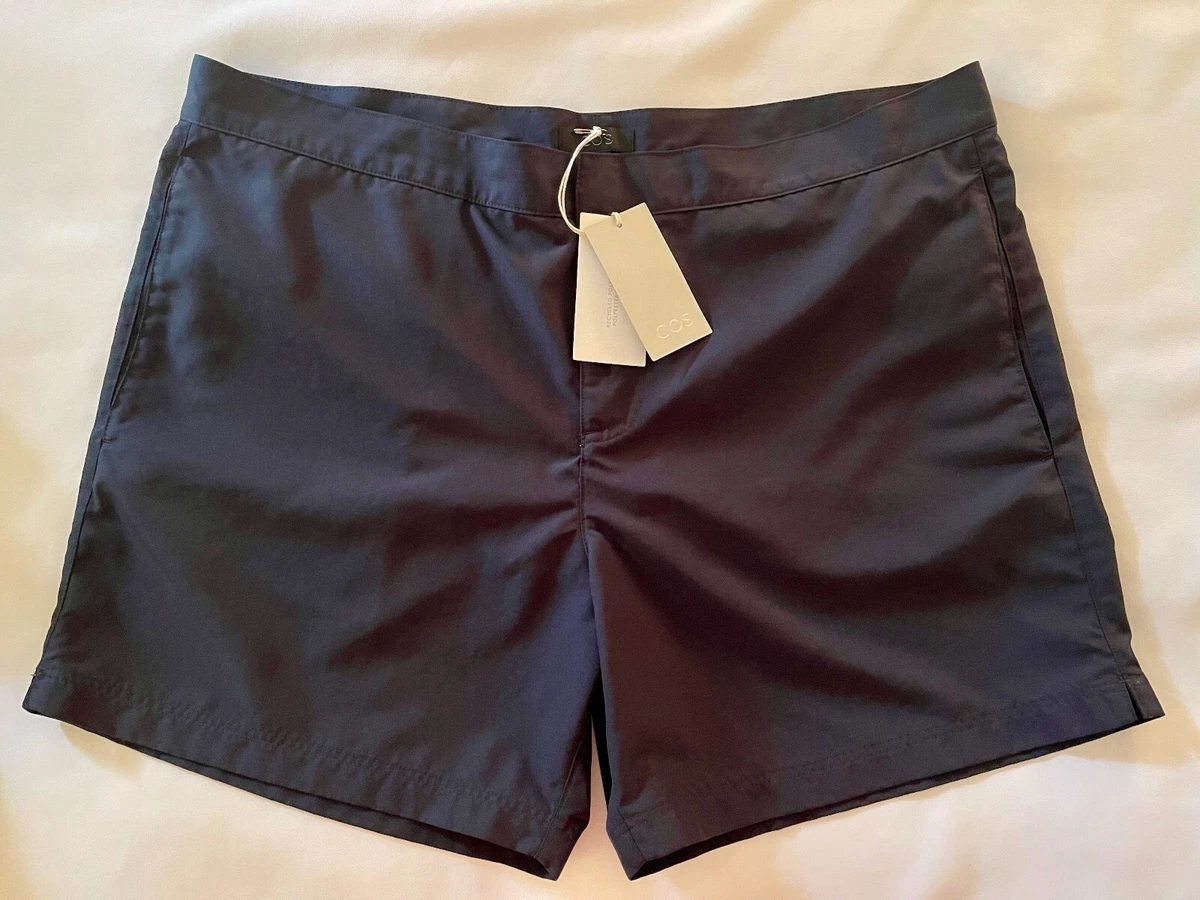 COS NWT Men s Tailored Navy Blue XL Minimalist Swim Shorts SRP 69