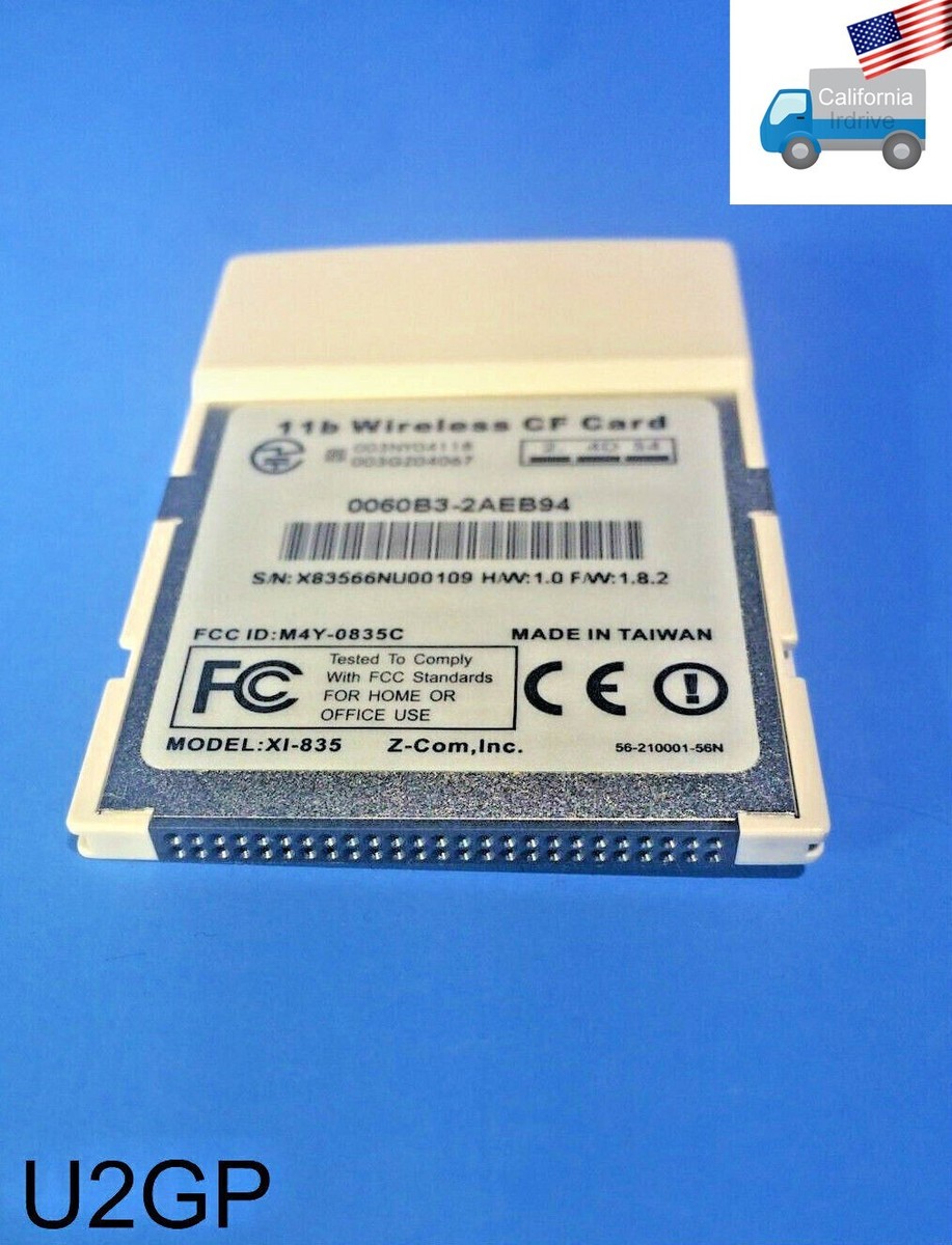 Z-Com XI-835 802.11B WI-FI Wireless LAN CF CompactFlash Card for