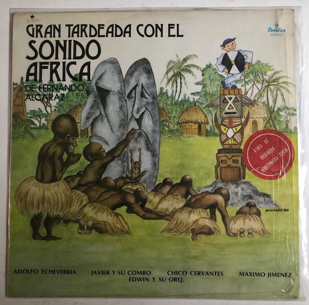 SONIDO AFRICA DE FERNANDO ALCARAZ -GRAN TARDEADA- 1980 MEXICAN LP