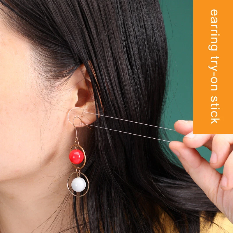 Transparent earring holder outlet