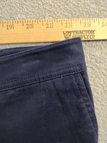 Talbots Women's Pants Navy Size 20WP Straight Leg Stretch High Rise 28.5" Chino - Picture 7 of 10