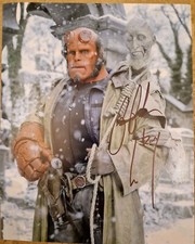 Ron Pearlman as Hellboy signed 10x8" photo. AFTAL COA